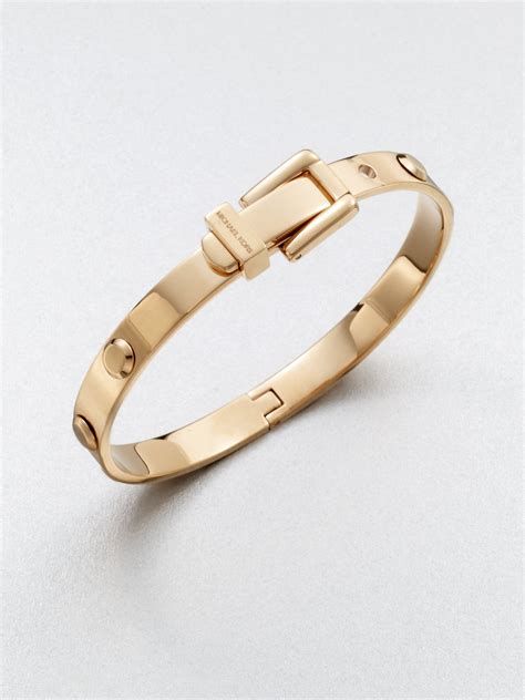 michael kors astor buckle bracelet|Michael Kors stainless steel bracelet.